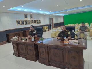 Asisten Intelijen Kejati Riau Ikuti Kegiatan Media Gathering Pusat Penerangan Hukum Secara Virtual